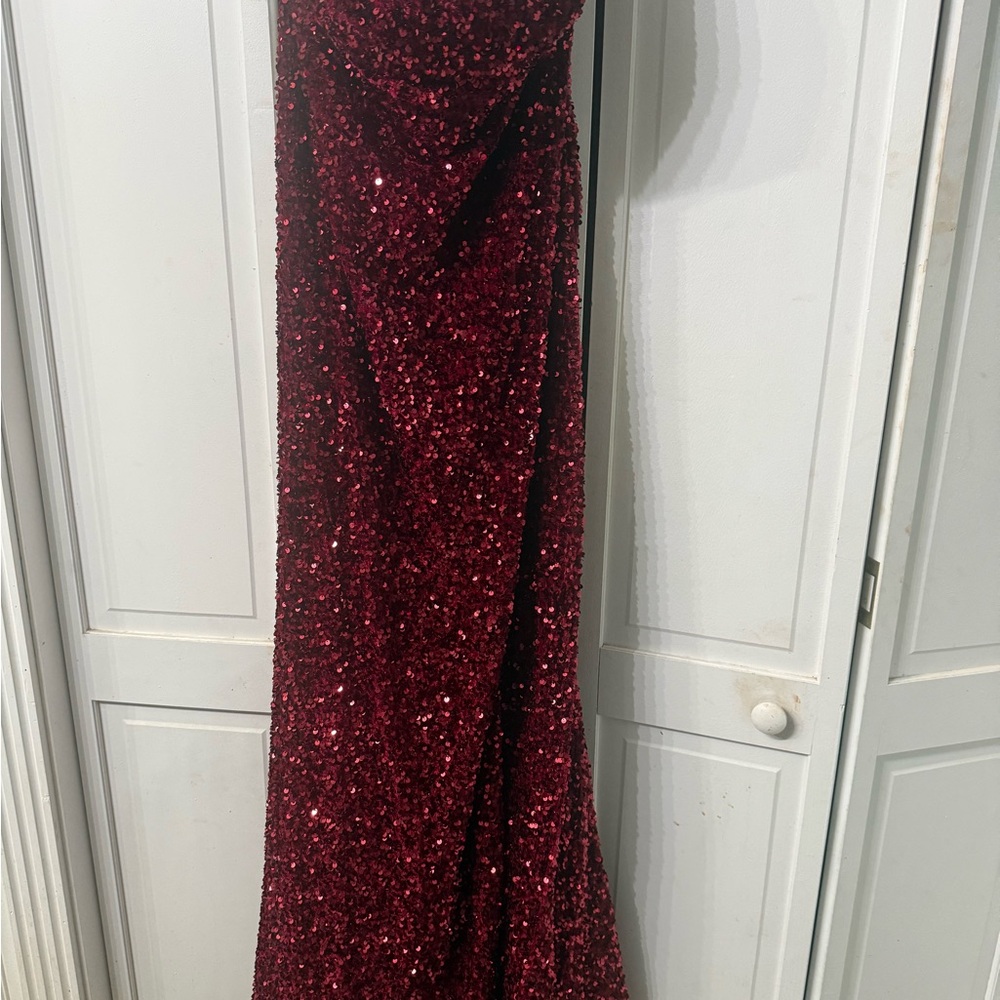 Camille La Vie Burgundy Dress